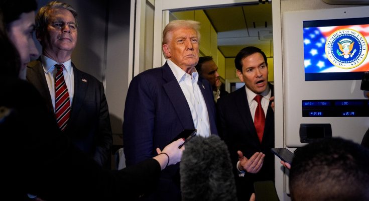 Marco Rubio Air Force One