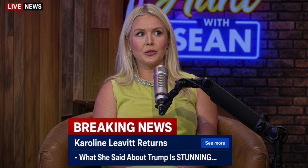Karoline Leavitt Trump media