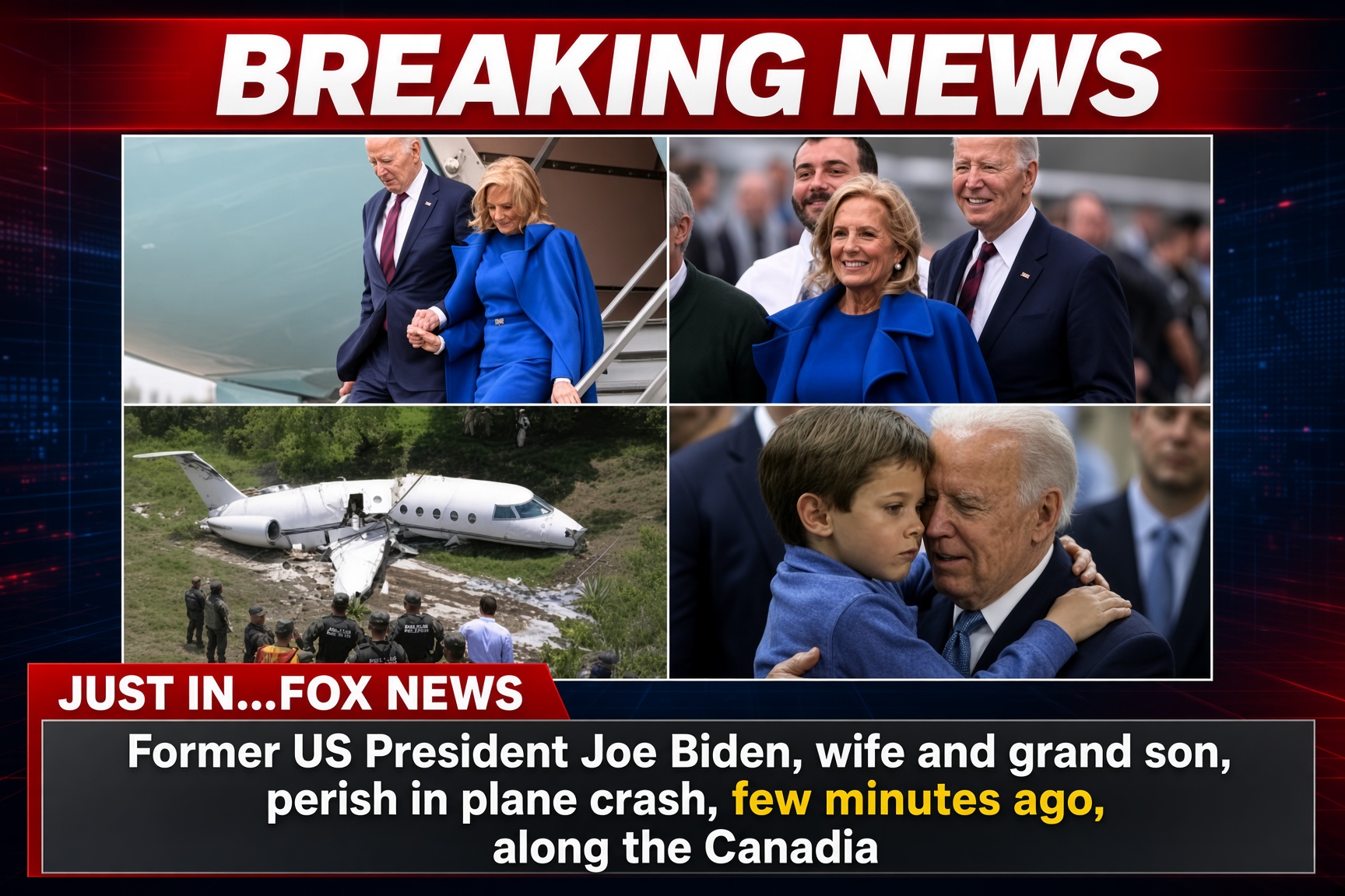 Joe Biden plane crash hoax