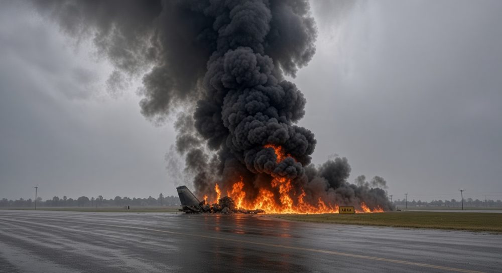 passenger jet crash