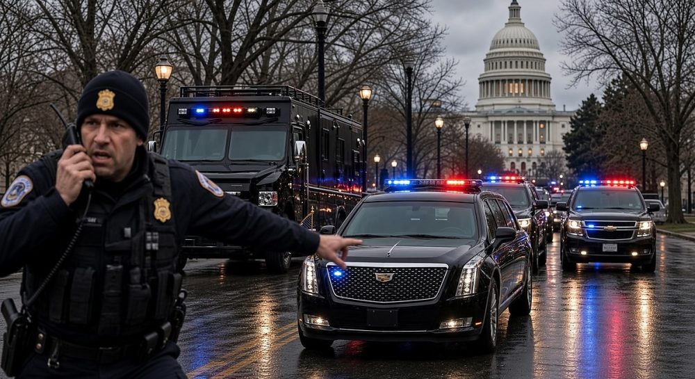 Vance motorcade shooting