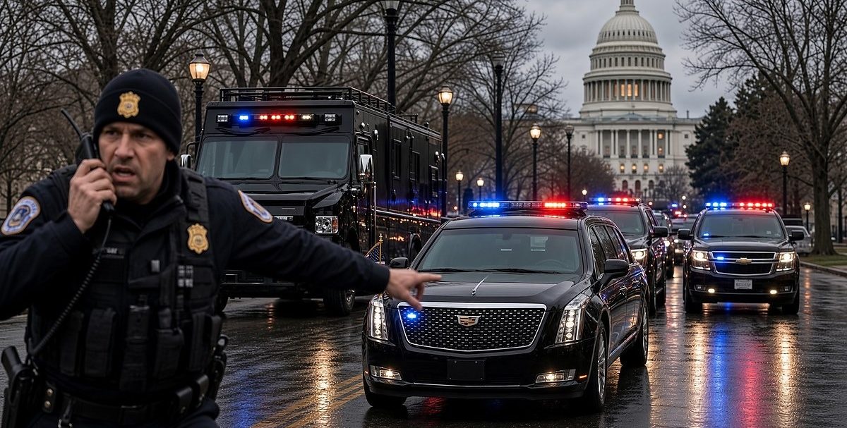 Vance motorcade shooting