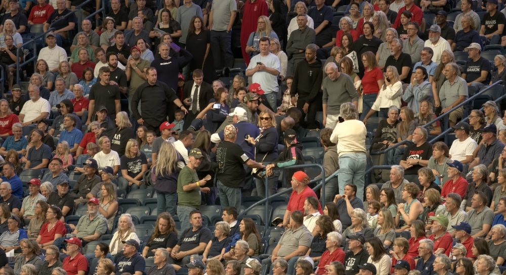 Trump rally protester