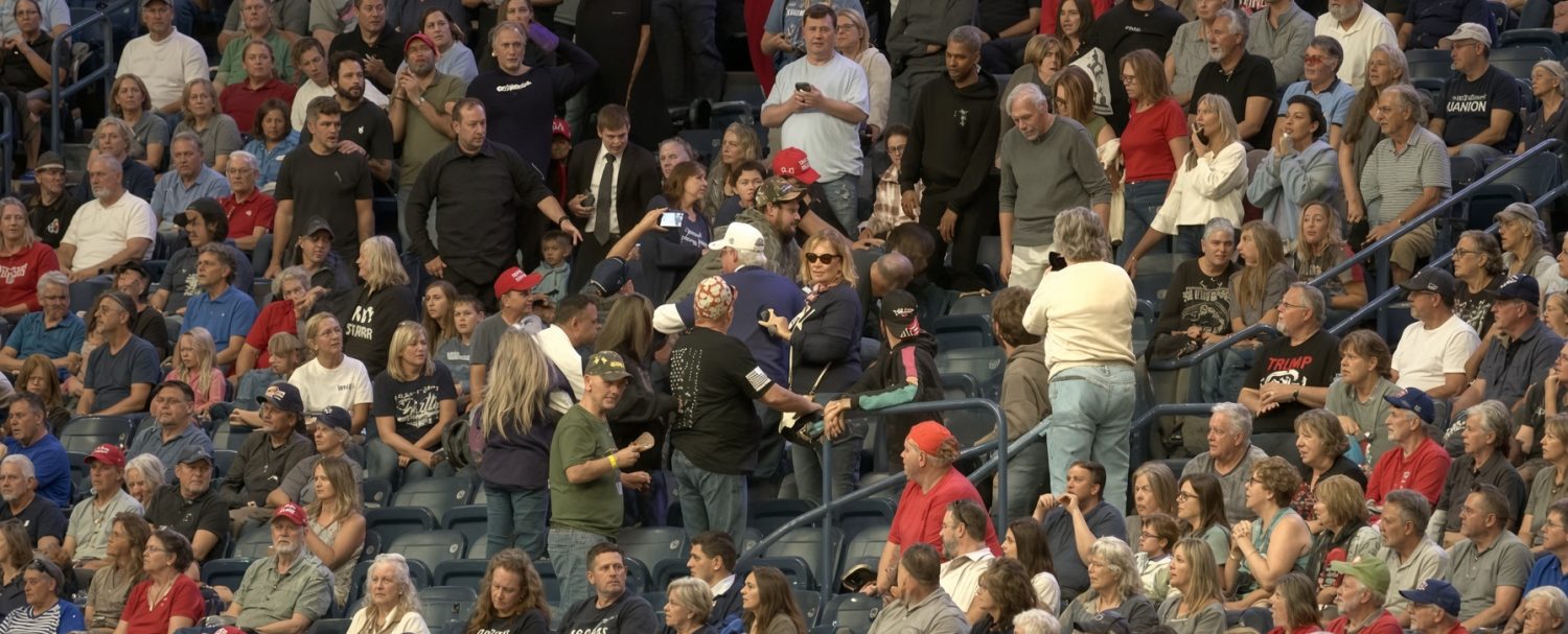 Trump rally protester