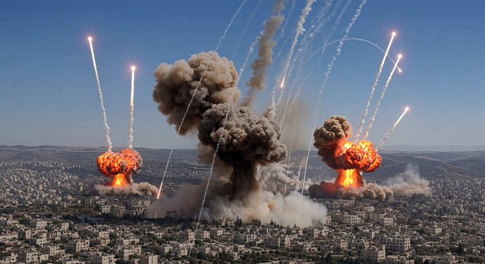 rocket attack Los Angeles