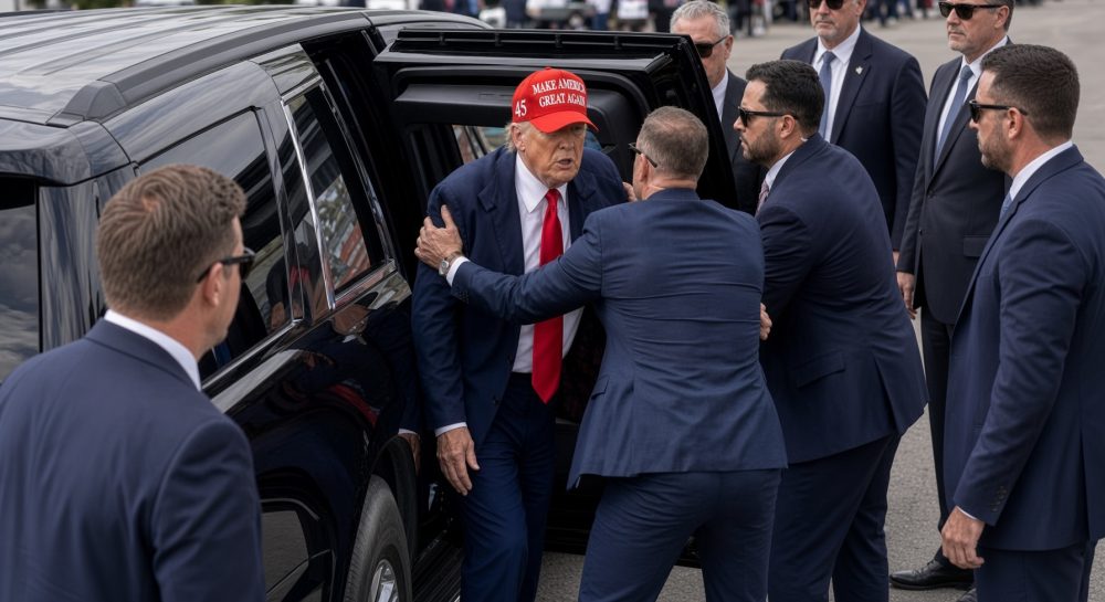 Trump shot