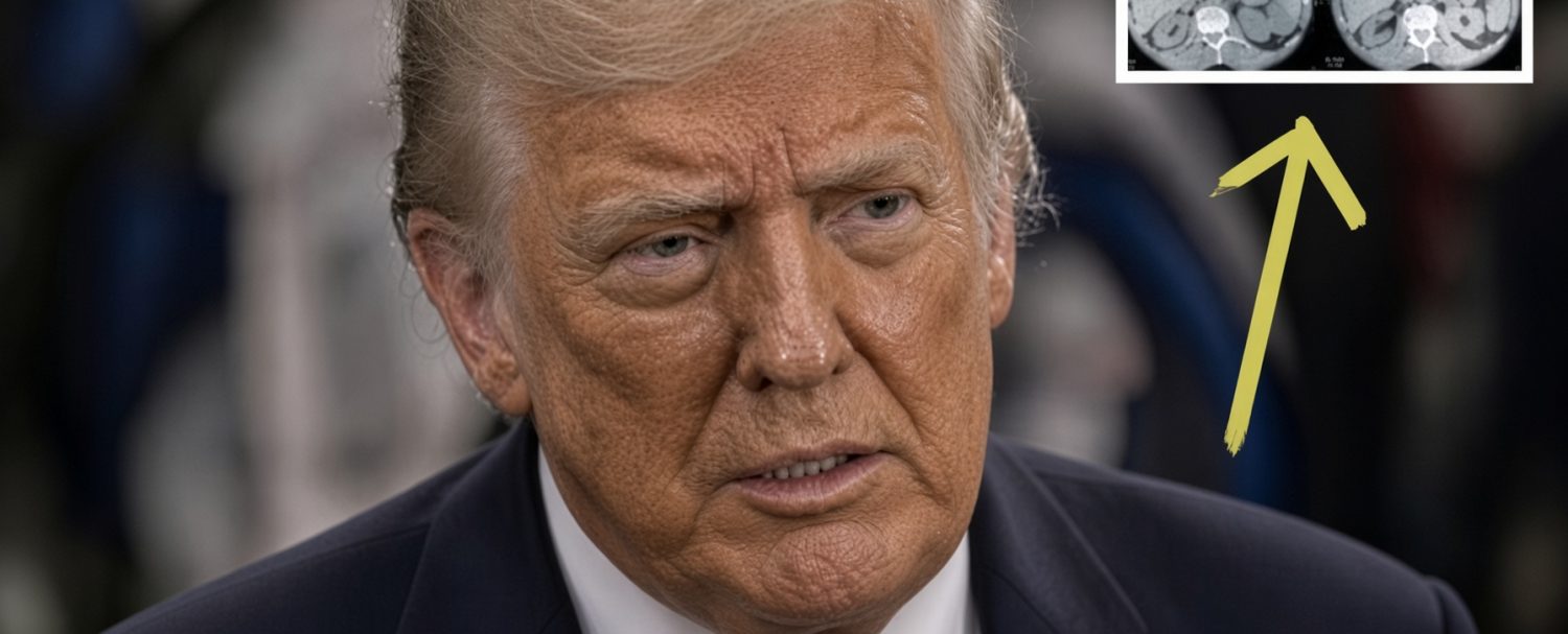 Trump Walter Reed scan