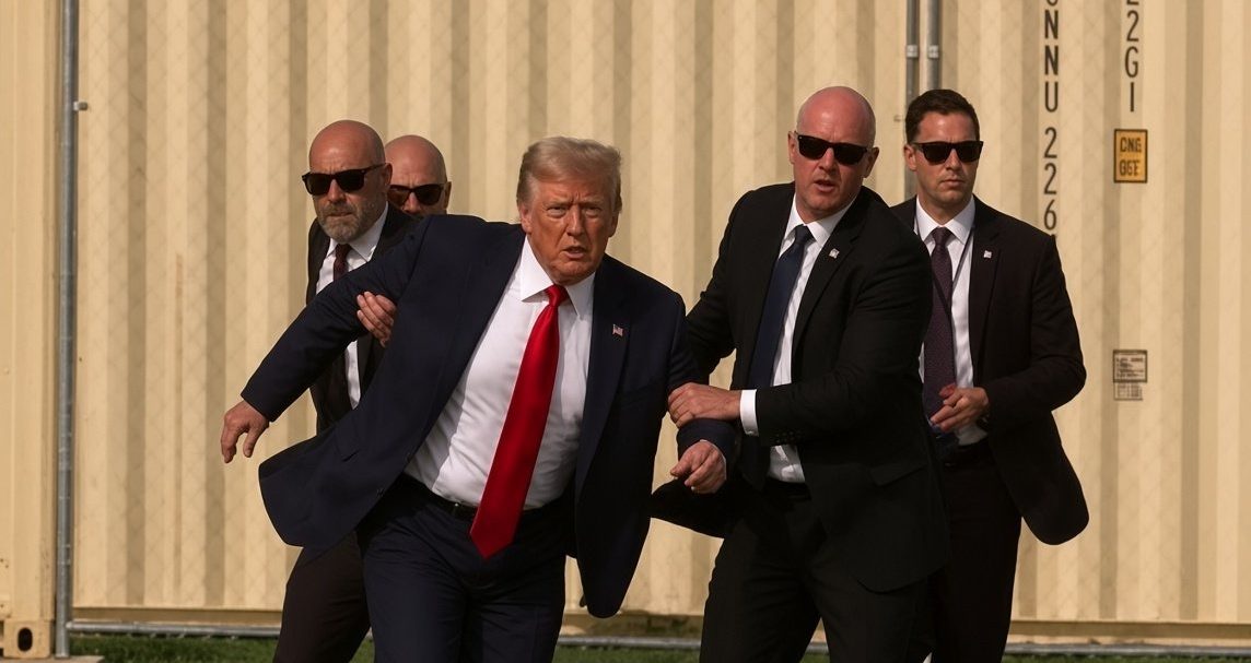Trump shot again